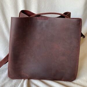 Portland Leather Goods Merlot Butterfly